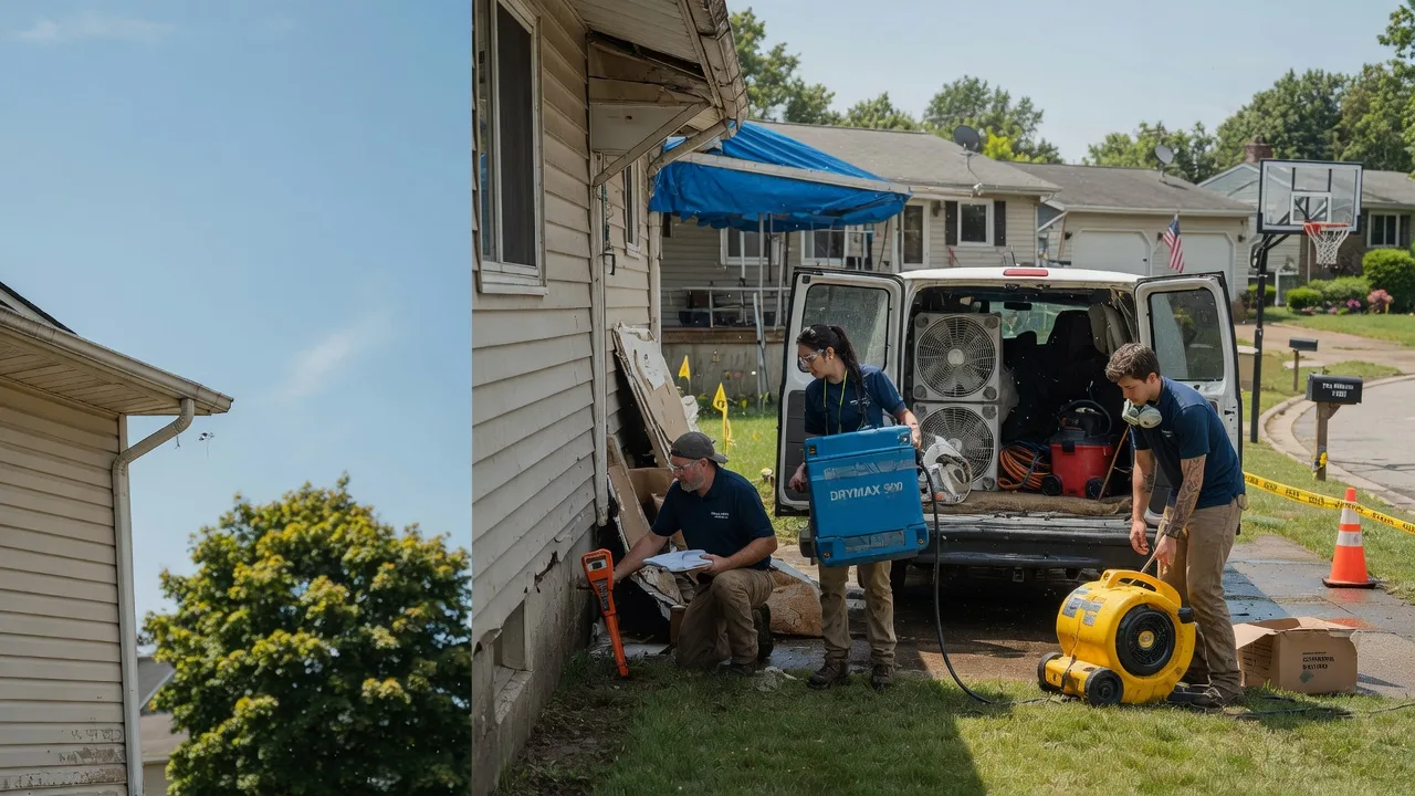 Ceiling Leak Cleanup in Buncombe, IL near me